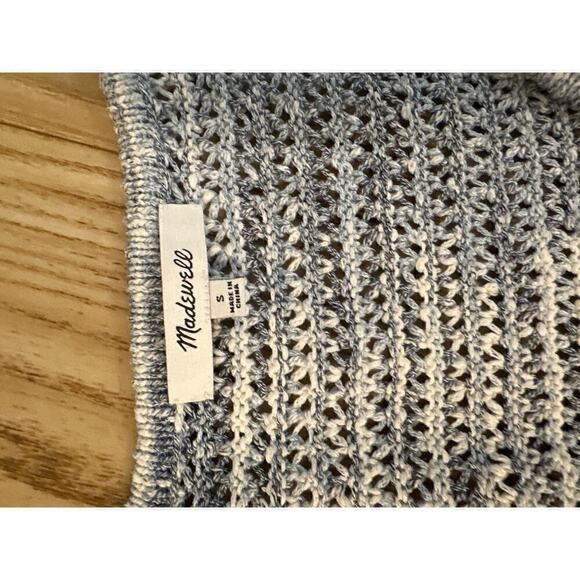 Madewell Southbrook Open Stitch Pullover Sweater, Size Small. space Dye - Picture 4 of 6